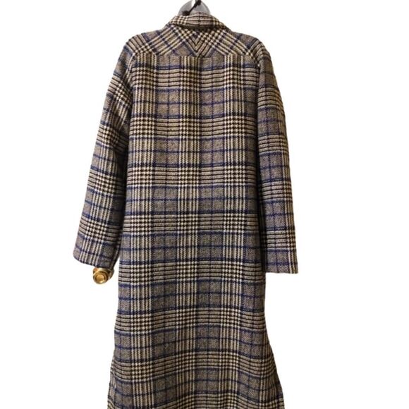 Coco + Carmen Metro plaid trench coat size S/M - Picture 5 of 9